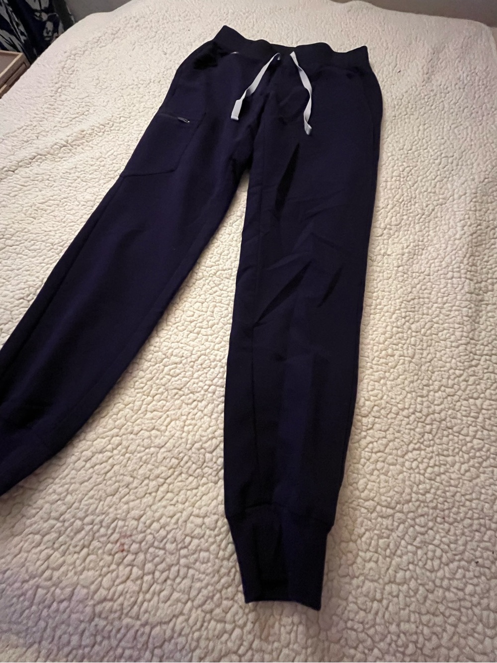 Figs deep purple Drawstring Jogger Pants for Women